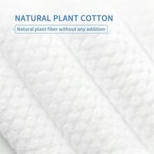 1入組50張高品質一次性臉部毛巾，抽取式臉部清潔毛巾附盒，完美海灘假期必備 - 白色 - 查看 6