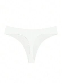 女款 6 件/套無縫低腰一體成型邊緣彈性冰絲丁字褲 - 彩色 - 查看 5