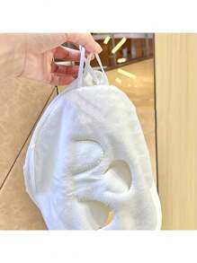 熱敷毛巾面膜皮膚管理面膜罩美容冷熱蒸汽家用洗臉紙返校季節宿舍洗臉巾家用浴室 - 黑與白 - 查看 2