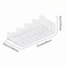 1個眼影和護膚產品透明化妝品收納架-臥室化妝品收納盒和家居必備品,是給青少年的好禮物 - 無色 - 查看 8