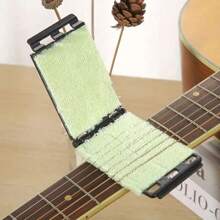 SAPHUE Guitar String Cleaner - Clean Fretboard Cloth Tool For Maintenance And Care Of Violin, Bass, Ukulele, Electric Guitars And More - Keep Your Instruments Sounding Great! - Black - View 10