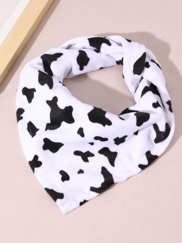 1pc Spotted Print Pet Bandana Bib For Small/Medium Dogs