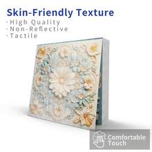 Alwayspon 24入組6"x6"/15x15cm剝離彩貼加厚乙烯基牆貼磁磚,視覺3d效果的自黏花卉壁紙,適用於廚房浴室家居裝飾,附有磨砂不反光表面肌理,皮膚友好防水pvc背板 - LAS009 - 查看 6