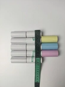 13捲貼紙供應熱敏紙貼紙標籤紙相紙彩色紙透明貼紙,適用於peripage和paperang相片印表機 - 杏色 - 查看 7