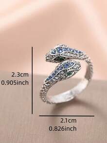 1pc Creative Adjustable Classic Fashionable Women's Ring - Silver - View 2