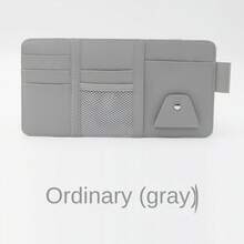 Car Sun Visor Organizer, Multi-Purpose Storage Pouch For Cards, Eyeglasses, Tickets & Documents - Multicolor - View 7