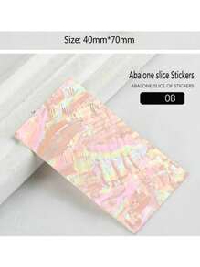 鮑魚殼貼紙,帶膠殼紙,diy珠寶製作用品,手機殼貼紙,日式指甲藝術貼紙,燈具配件,繪畫用品 - 08 - 查看 1