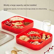 Plato De Fruta De Conejo Dorado De Estilo Nórdico, Con Múltiples Capas Para Almacenamiento De Frutas Secas Y Golosinas En La Sala De Estar, 1 Ud.