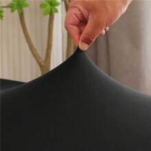 1pc Solid Color Milk Silk High Elasticity Dustproof Minimalist Style Sofa Bed Cover Suitable For All Seasons Living Room, Bedroom