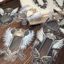 10入組大型復古寵物裝飾貼紙,防水,龐克風格框系列貼紙,復古框相編材料,拼貼貼紙 - 彩色 - 查看 5