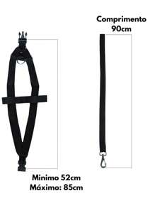 Pet Collars, Leashes & Harnesses Sets - 黑色 - 查看 4