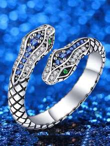 1pc Creative Adjustable Classic Fashionable Women's Ring - Silver - View 3