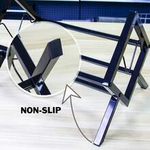 1pc Vinyl Record Storage Rack, CD Record Display Rack, European Style Detachable Magazine Newspaper Book Storage Rack Shelf - Black - View 7