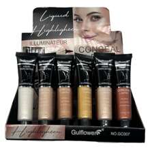 Iluminador Liquido Para Rostro 24 Piezas Blister Mayoreo