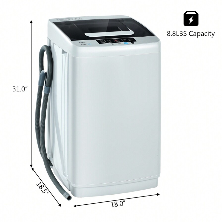Gymax FullAutomatic Washing Machine Portable Compact Laundry Washer