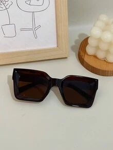 个性化扭曲方形 PC 框架时尚女士眼镜， - 彩色 - 查看 20