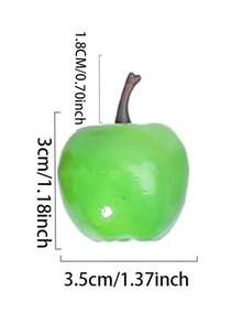 20pcs Artificial Green Apple Decor - Green Apple - View 6