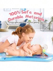 1PC Jellyfish Thickened Baby Water Pad ForCrawling And Training ,Comfortable Cushionfor 1 Year Olds And Up,Promotes SensoryDevelopment And Coordination - Blue - View 9