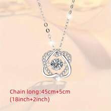 REEBONZ 致我的孫女心結項鍊,銅製嵌鑲心結項鍊,孫女生日禮物,附上祝福卡和禮品盒,致我的女兒心結項鍊,銅製嵌鑲心結項鍊,女兒生日禮物,附上祝福卡和禮品盒 - 孫女 - 查看 4