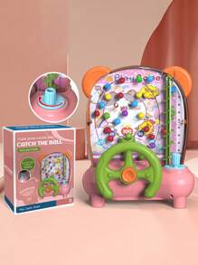 1pc Children's Beanbag Game Tabletop Toy For Parent-Child Interaction And Skill Training, Early Education Thinking Reaction Toy - Hot Pink - View 2