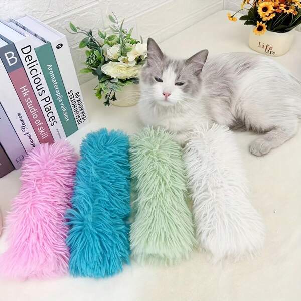 Cat Toy Catnip Pillow, Durable & Soft Wrinkle Sound Kitten Toy, Suitable For Indoor Interactive Play, Promoting Little Cats' Exercise