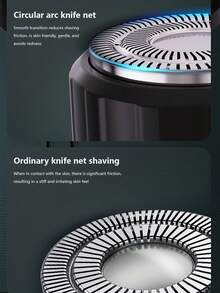 多功能可水洗刮鬍刀,男士手動和電動刮鬍刀 - 藍色 - 查看 7