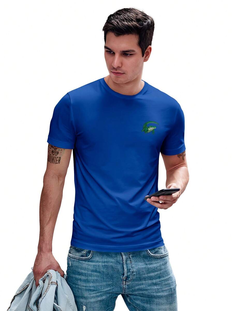 Men T-Shirts - Xanh đậm - Xem 1