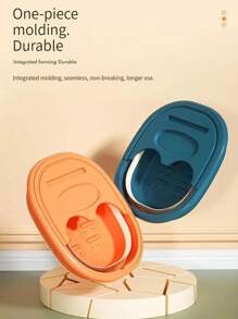 可摺疊足浴按摩桶洗衣盆家用桶便攜式泡腳浴桶家庭桑拿修腳浴缸 - 橘色 - 查看 5