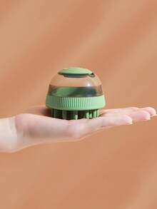 寵物沐浴刷,太空艙設計,可充電,帶有洗髮水分配器,適用於貓狗 - 綠色 - 查看 3