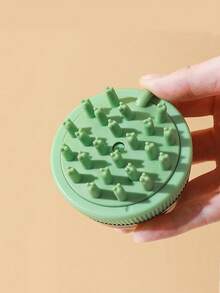 寵物沐浴刷,太空艙設計,可充電,帶有洗髮水分配器,適用於貓狗 - 綠色 - 查看 6