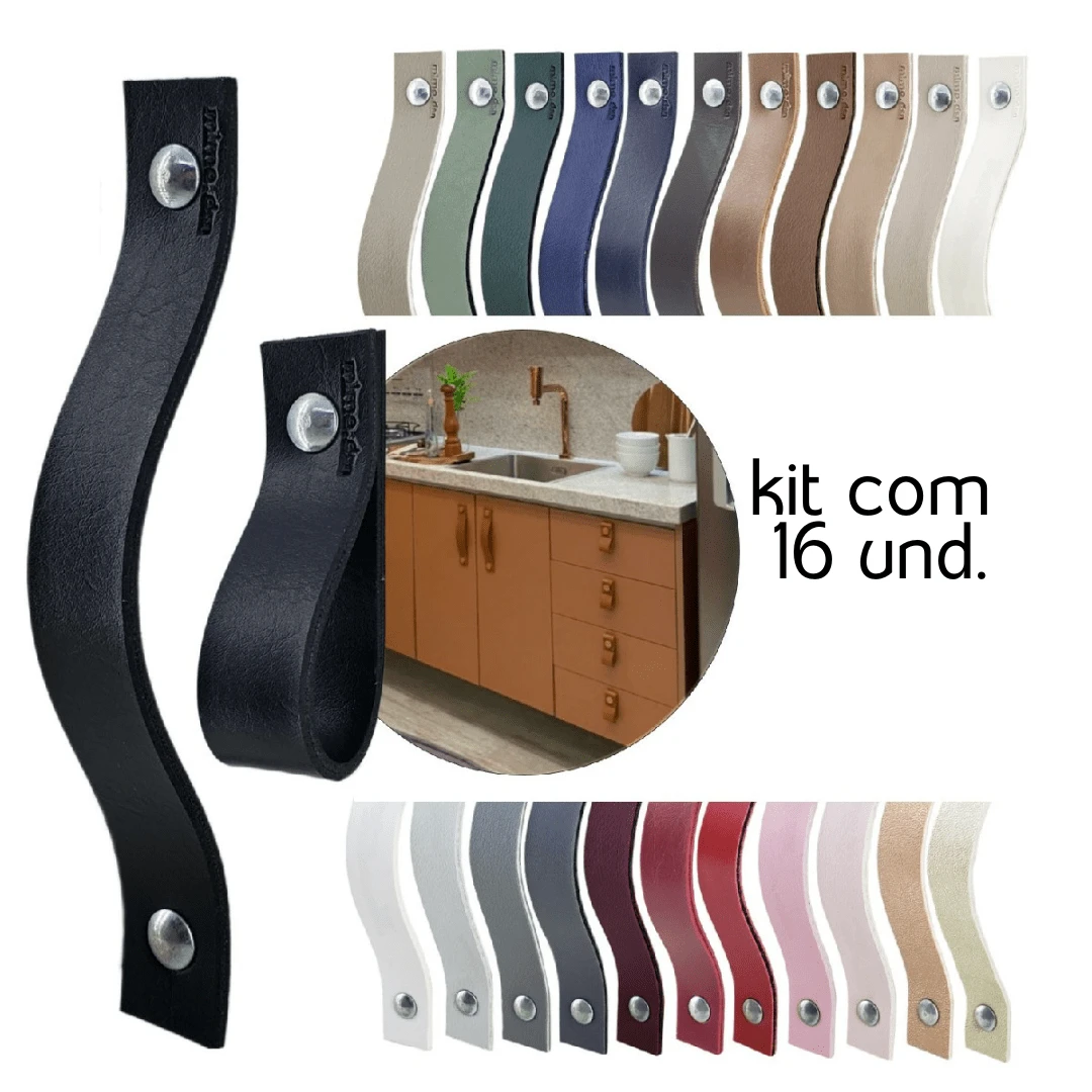 Cabinet Pulls - 黑色 - 查看 1