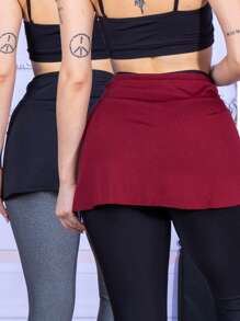 Women Sports Briefs - 紫紅色 - 查看 2