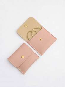 1pc Random Color Jewelry Storage Bag, Small Jewelry Storage Pouch For Travel, Gift For Valentine's Day