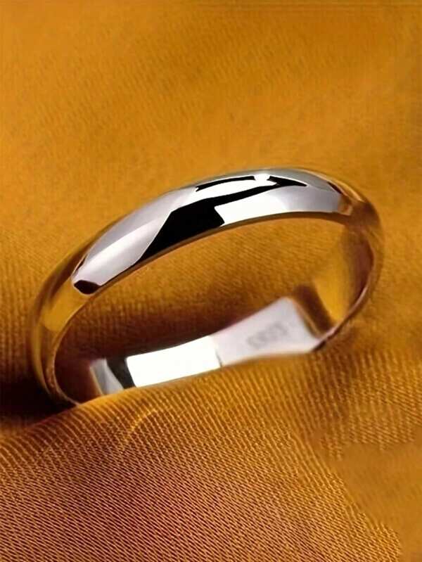 Anneau Simple Femme S925 Argent Sterling Unicolore