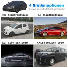 Car Cover, Outdoor Full Set Car Covers, 190T All Weather Waterproof Automobiles Cover, Sunscreen And Scratch Proof, Side Sliding Door, Universal Car Cover For Parking Lot Or Street - XL - Xem 3