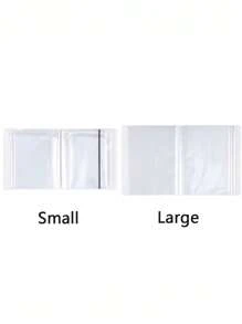 40pcs Large Capacity Sticker Book Storage Book. Tape Photo Sticker Card Bill Invoice Sticky Note Collector Album, A6 Clip-On Bag File Storage Book Holder For Classroom, Home, Office And Travel Back To School,Back To School,School Supplies