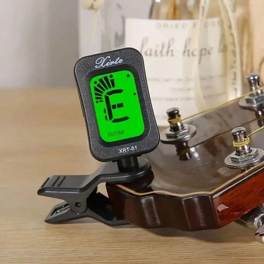 Electronic Tuner ClipOn Tuner For Acoustic Guitar, Electric Guitar