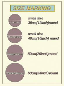 1pc Round Placemat With Velvet And Water Soluble Lace Edges, Heat Insulation And Anti-Dirt Table Mat For Home And Festival Decorations Including Wedding Table Mat - Burgundy - View 8