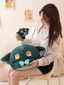 2d動漫週邊產品：小苗苗公仔帶包子抱枕掛件情人節新年禮物送給女朋友女 - 綠色 - 查看 7