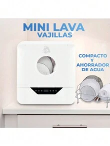 Mini Lavavajillas Ahorradora Automática - Blanco - Ver 8