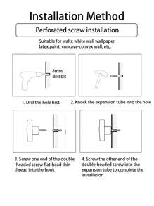 2入組可愛的雲形掛鉤,木製壁掛衣架、帽子、包包,掛式衣鉤,卡通動物櫥櫃把手,適用於兒童房間、櫥櫃抽屜手柄 - 彩色 - 查看 8