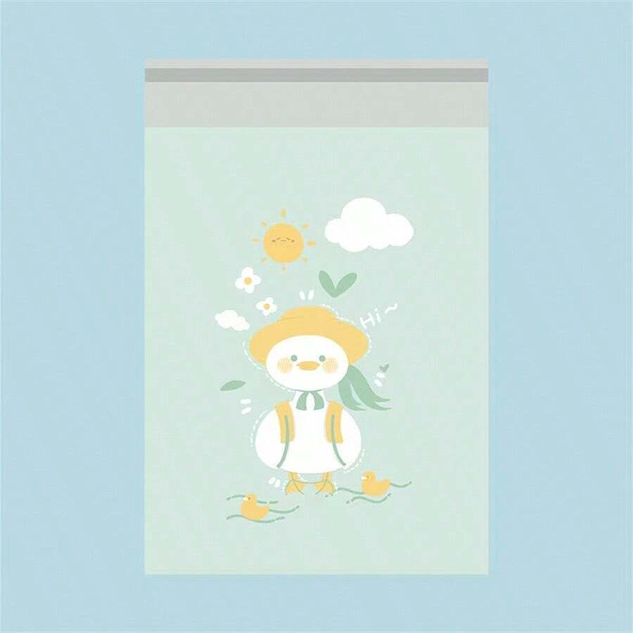 100pcs Adhesive Garbage Bags For Home And Car Use - Oriole Duck - View 1