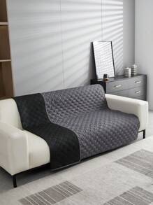 1 chiếc chăn mỏng chống nước màu trơn cho thú cưng thích hợp cho mèo và chó nhỏ/vừa/lớn quanh năm, vừa với giường và ghế sofa - Màu xám đen - Xem 7