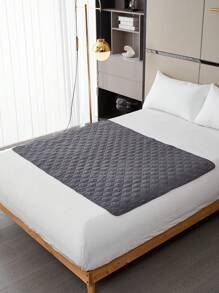 1 chiếc chăn mỏng chống nước màu trơn cho thú cưng thích hợp cho mèo và chó nhỏ/vừa/lớn quanh năm, vừa với giường và ghế sofa - Màu xám đen - Xem 4