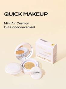 MISTINE 氣墊粉底,啞光亮澤、中等遮蓋力、適合乾性肌膚,24小時保濕持久防水防汗不脫妝 - NN120S - 查看 7