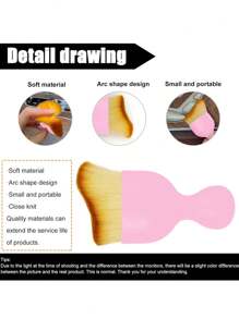 Nội thất ô tô Lông mềm Chải , Trung tâm Bảng điều khiển Dụng cụ vệ sinh , Phủi bụi Đối với Lỗ thông hơi Gap - Hồng - Xem 6