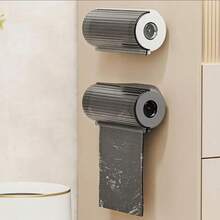 1PC Garbage Bag, Storage Artifact, Special Bag, Large Capacity Toilet Wall Mounted Plastic Convenience Bag, Trash Bag - White - View 2