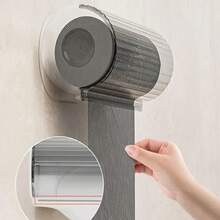 1PC Garbage Bag, Storage Artifact, Special Bag, Large Capacity Toilet Wall Mounted Plastic Convenience Bag, Trash Bag - White - View 4