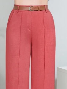 Women Pants - Màu Hồng  San hô - Xem 3