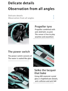 水陸兩棲遙控車,2.4ghz手勢感應4wd遙控船,360°旋轉防水遙控特技車,適合4-12歲兒童禮物,適用於各種地形,海灘、泳池、水中玩具 - 綠色 - 查看 10